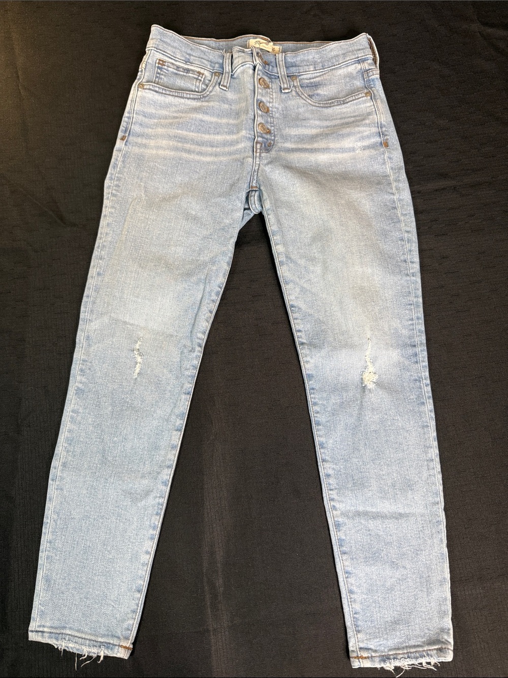 Madewell Light Blue High-Rise Skinny Jeans Size 28 Preppy Casual Anthropologie